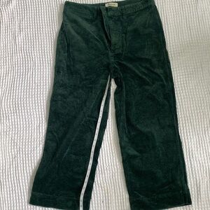 Green corduroy, size 31